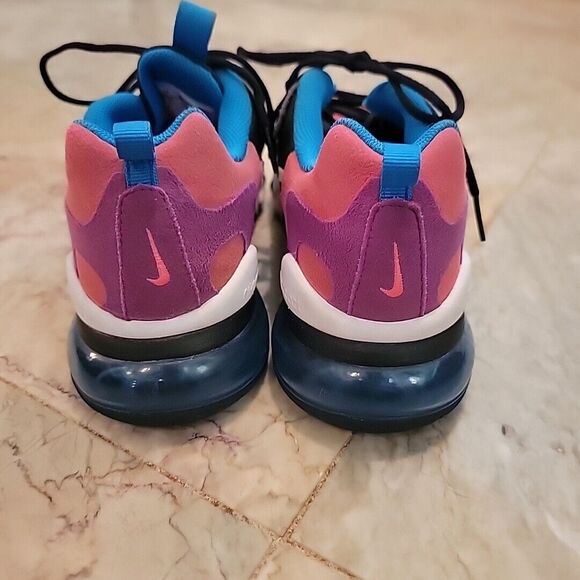 Nike Air Max 270 React Pink Youth 6 Womens Size‎ 7.5 Athletic Shoes Sneakers - Picture 5 of 12